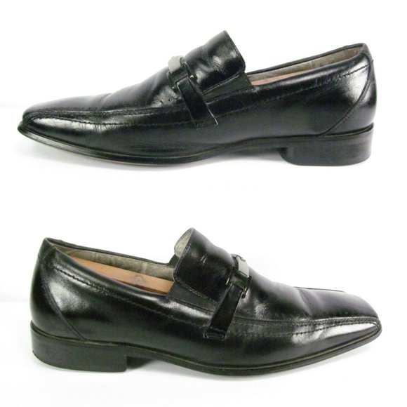 Stacy Adams Loafers Horse bit Sq Bicycle Toe 10M - Picture 6 of 8